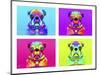 Pug Psychodelic Poster XXXII-Fernando Palma-Mounted Premium Giclee Print