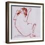 Pug Puppy 1, 2005-Joan Thewsey-Framed Giclee Print