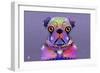 PUG Purple XXXIII-Fernando Palma-Framed Premium Giclee Print