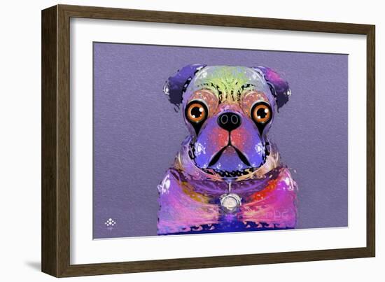 PUG Purple XXXIII-Fernando Palma-Framed Giclee Print