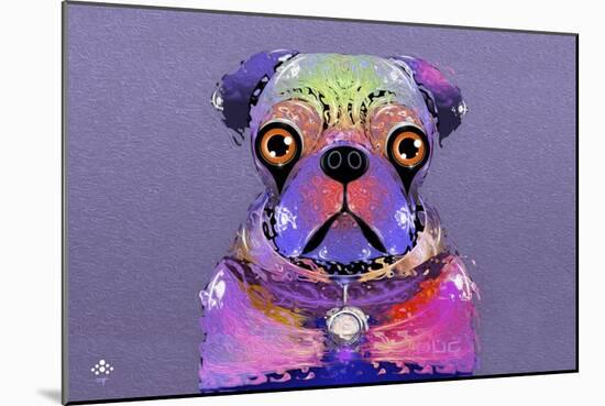 PUG Purple XXXIII-Fernando Palma-Mounted Giclee Print