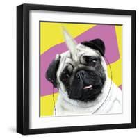 Pug Rotten-Malcolm Sanders-Framed Giclee Print