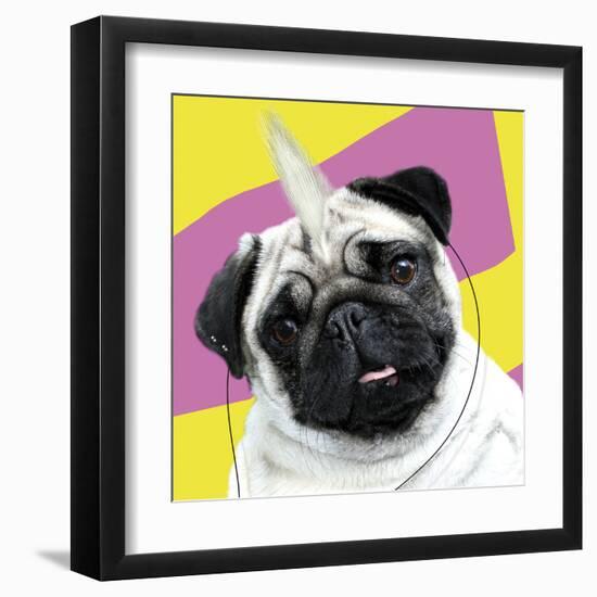 Pug Rotten-Malcolm Sanders-Framed Giclee Print