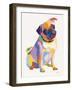 Pug Sketch-Patti Mollica-Framed Art Print