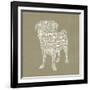 Pug Type 2A-Stella Bradley-Framed Giclee Print