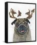 Pug With a Big Rack-Melissa Symons-Framed Stretched Canvas