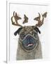 Pug With a Big Rack-Melissa Symons-Framed Art Print