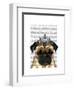 Pug with Tiara-Fab Funky-Framed Art Print