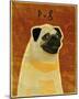 Pug-John Golden-Mounted Art Print