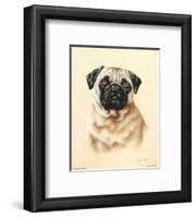 Pug-Judy Gibson-Framed Art Print