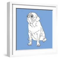 Pug-Anna Nyberg-Framed Art Print