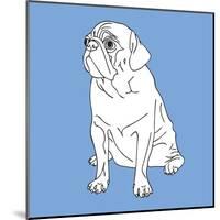 Pug-Anna Nyberg-Mounted Art Print