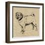 Pug-Sabine Berg-Framed Art Print