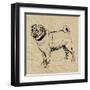 Pug-Sabine Berg-Framed Art Print