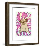 Pug-My Zoetrope-Framed Art Print