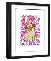 Pug-My Zoetrope-Framed Art Print