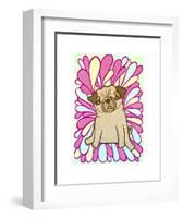 Pug-My Zoetrope-Framed Art Print