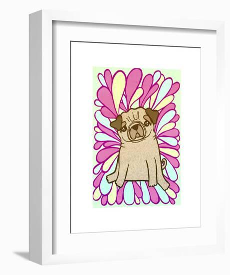 Pug-My Zoetrope-Framed Art Print