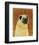 Pug-John W^ Golden-Framed Art Print