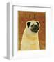 Pug-John W^ Golden-Framed Art Print