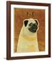 Pug-John W^ Golden-Framed Art Print