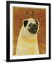 Pug-John W^ Golden-Framed Art Print