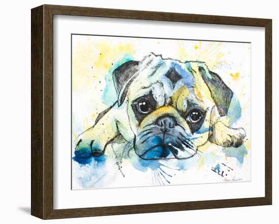 Pug-Allison Gray-Framed Art Print