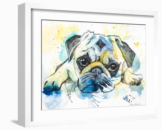 Pug-Allison Gray-Framed Art Print