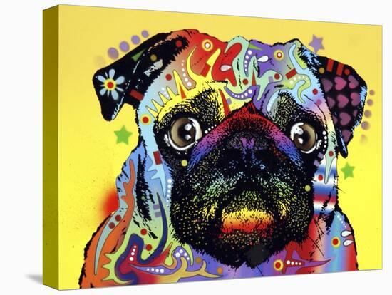 Pug-Dean Russo-Stretched Canvas