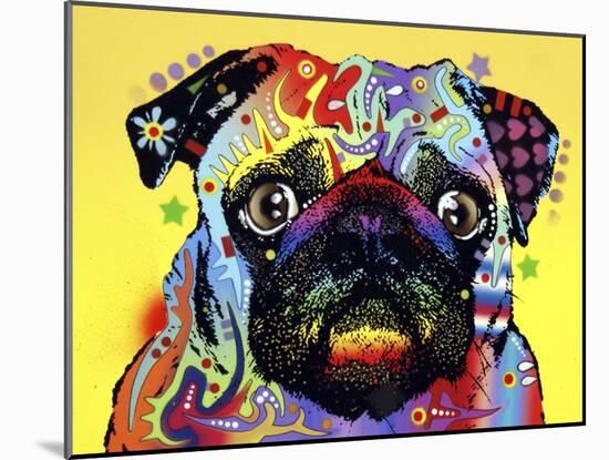 Pug-Dean Russo-Mounted Giclee Print