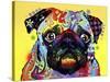 Pug-Dean Russo-Stretched Canvas