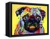 Pug-Dean Russo-Framed Stretched Canvas