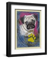 Pug-Cathy Cute-Framed Premium Giclee Print