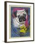 Pug-Cathy Cute-Framed Giclee Print