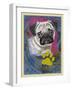 Pug-Cathy Cute-Framed Giclee Print
