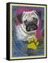 Pug-Cathy Cute-Framed Stretched Canvas