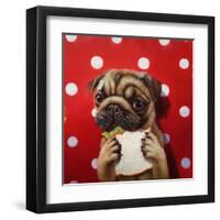 Pugalicious-Lucia Heffernan-Framed Art Print