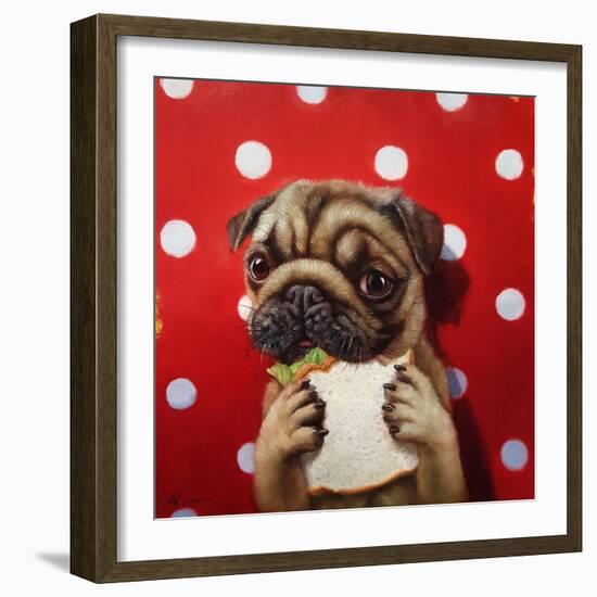 Pugalicious-Lucia Heffernan-Framed Art Print