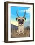 Pugalope-Brian Rubenacker-Framed Art Print