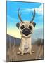 Pugalope-Brian Rubenacker-Mounted Art Print