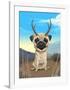 Pugalope-Brian Rubenacker-Framed Art Print