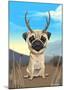 Pugalope-Brian Rubenacker-Mounted Art Print