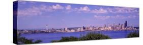 Puget Sound, City Skyline, Seattle, Washington State, USA-null-Stretched Canvas