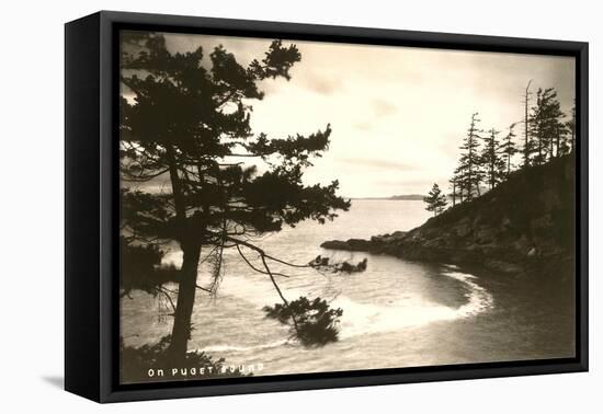 Puget Sound, Washington-null-Framed Stretched Canvas