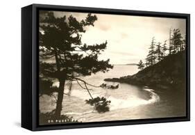 Puget Sound, Washington-null-Framed Stretched Canvas