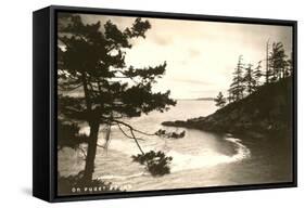 Puget Sound, Washington-null-Framed Stretched Canvas