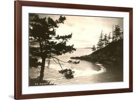 Puget Sound, Washington-null-Framed Premium Giclee Print