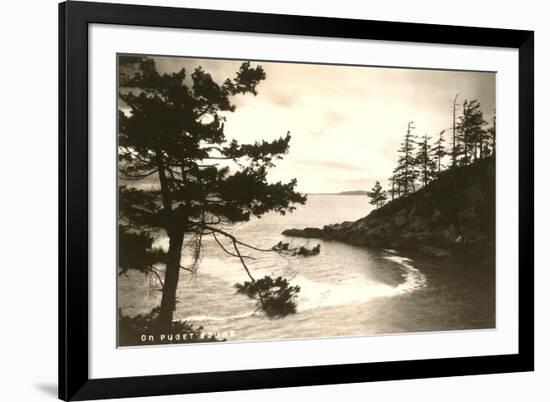 Puget Sound, Washington-null-Framed Premium Giclee Print