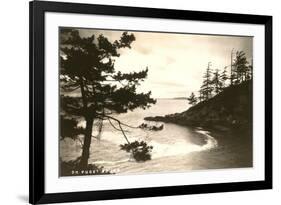 Puget Sound, Washington-null-Framed Premium Giclee Print