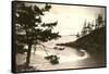 Puget Sound, Washington-null-Framed Stretched Canvas